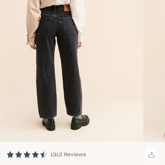 Levi's Charcoal 501 Jeans - Picture 2 of 4